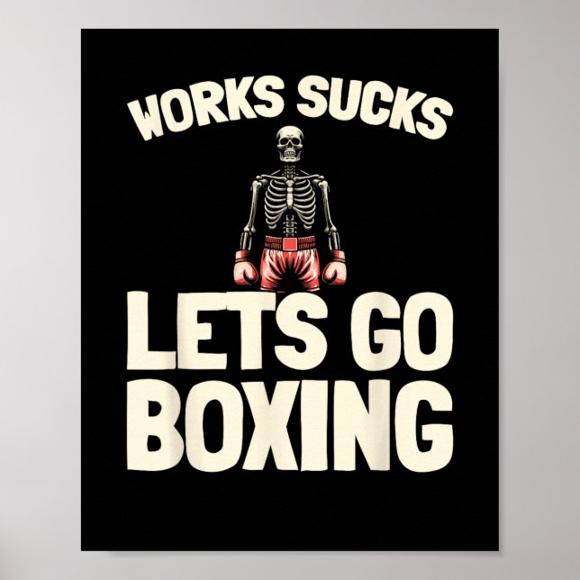 Boxsparring - Gloves Fighter Boxer Poster (Vorne)