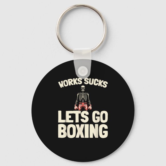 Boxsparring - Gloves Fighter Boxer Schlüsselanhänger (Vorderseite)