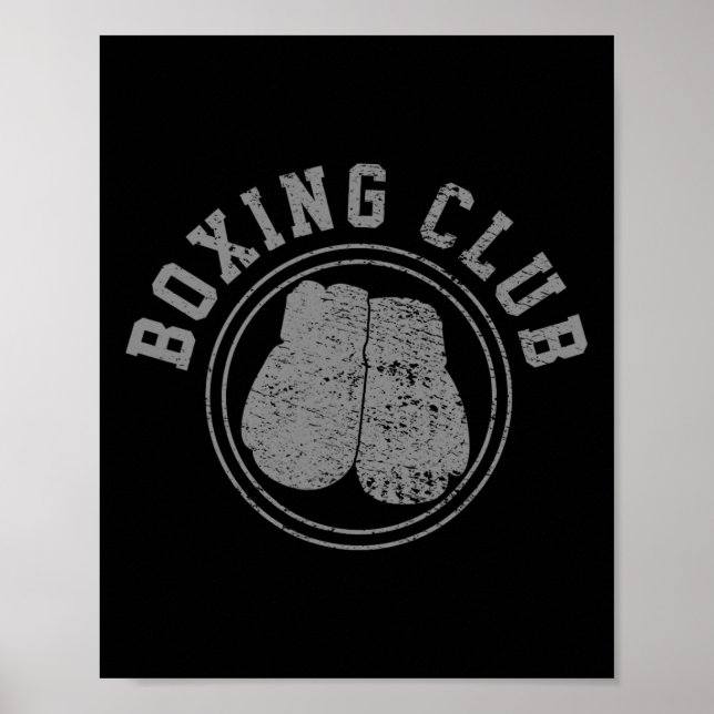 Boxsport Boxer Kämpfer  Poster (Vorne)