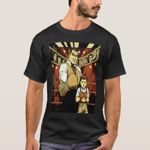 Boxsport-Enthusiasten Vintage-Pop-Boxer 3 T-Shirt