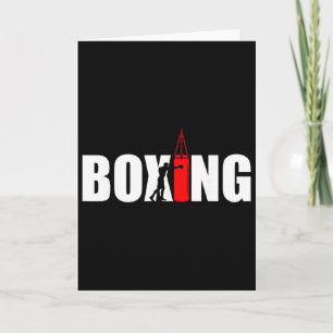 Boxsport Liebhaber Fitnessstudio Boxer Kickboxen K Karte