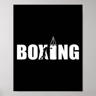 Boxsport-Liebhaber Fitnessstudio Boxer Kickboxen K Poster