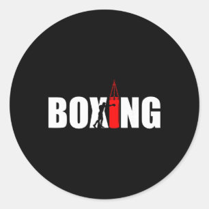 Boxsport-Liebhaber Fitnessstudio Boxer Kickboxen K Runder Aufkleber