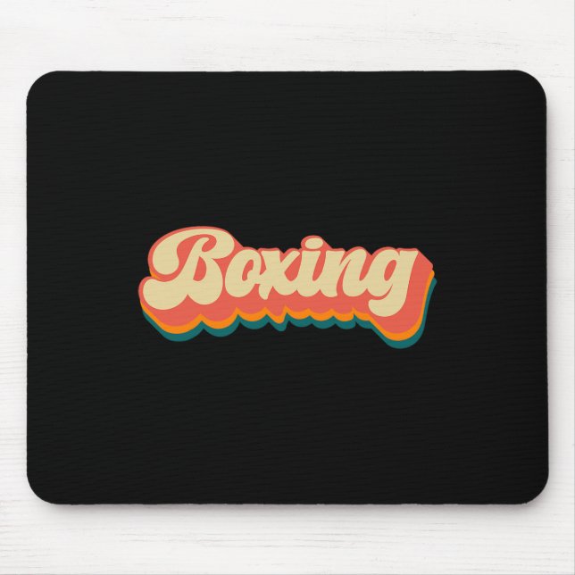 Boxsportbekleidung - Boxen 3  Mousepad (Vorne)