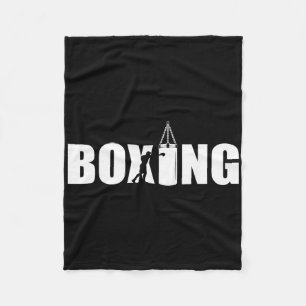 Boxsportliebhaber Fitnessstudio Boxer Kickboxen Ki Fleecedecke
