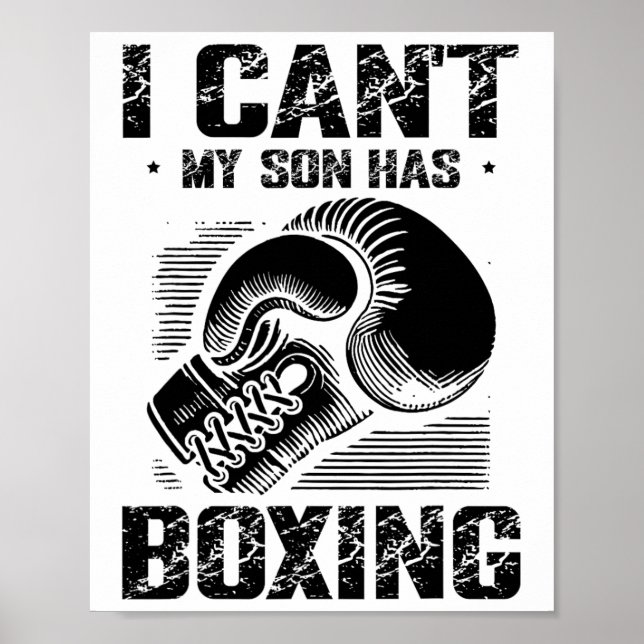 Boxtag Liebe Boxtraining Coach Fighter 4 Poster (Vorne)