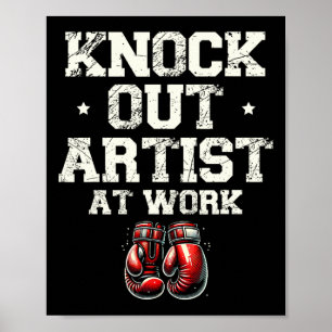 Boxtag Liebe Boxtraining Trainer Kämpfer 11 Poster