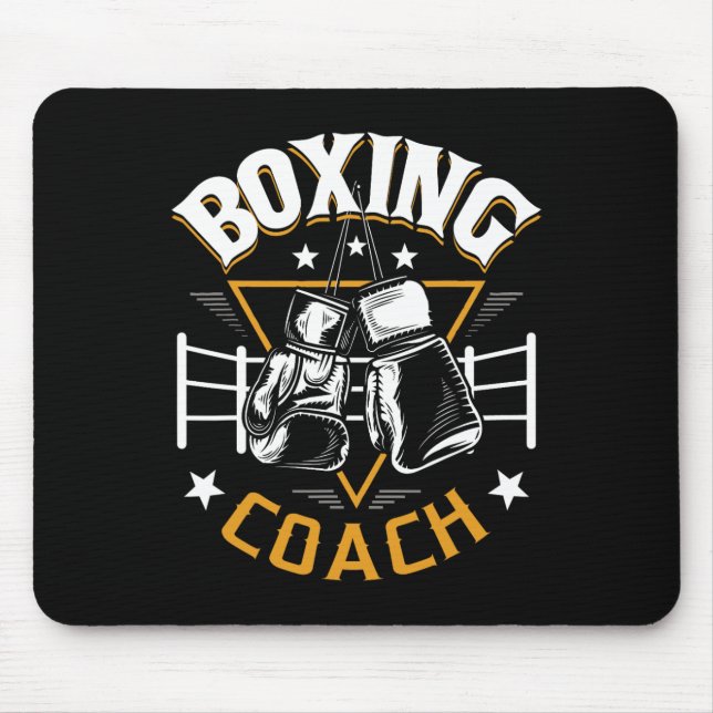 Boxtrainer - Kickboxer Gym Boxer 1 Mousepad (Vorne)