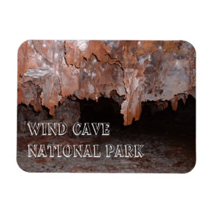 Boxwork, Cave Formationen, Wind Cave, South Dakota Magnet