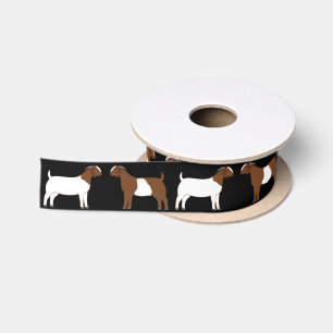 Boxziegenfarm Black Satinband