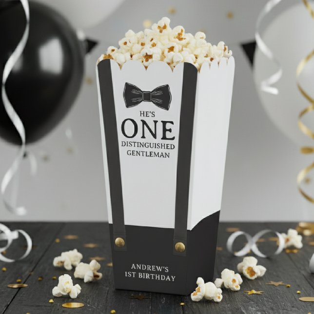 Boy 1st Birthday One Distinguished Gentleman Geschenkschachtel (Boy 1st Birthday One Distinguished Gentleman Favor Boxes
)