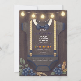 Boy Baby Dusche Herbstkrampf Bodysuit invita Einladung