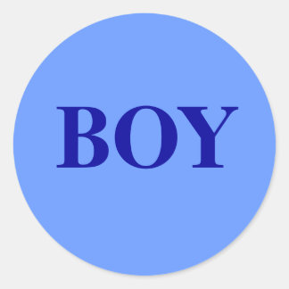 Boy - Baby Gender Reveal Party Game Sticker