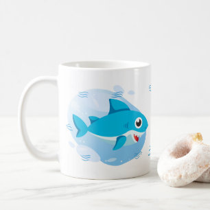 Boy Baby Shark - Blue Kaffeetasse