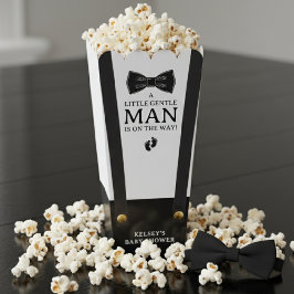 Boy Baby Shower A Little Gentleman Suspenders Geschenkschachtel