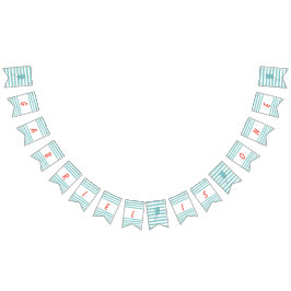 Boy Balloon als Erstes Geburtstagsbanner Wimpelkette