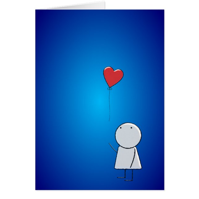 Boy & Balloon Card (Vorne)