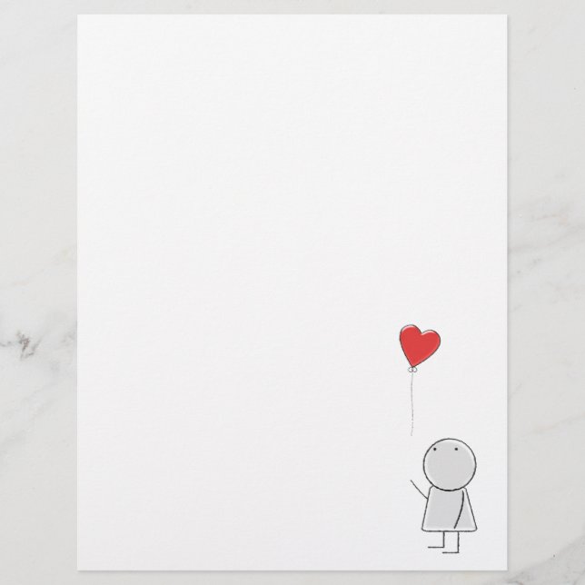 Boy & Balloon Letterhead (Vorderseite)