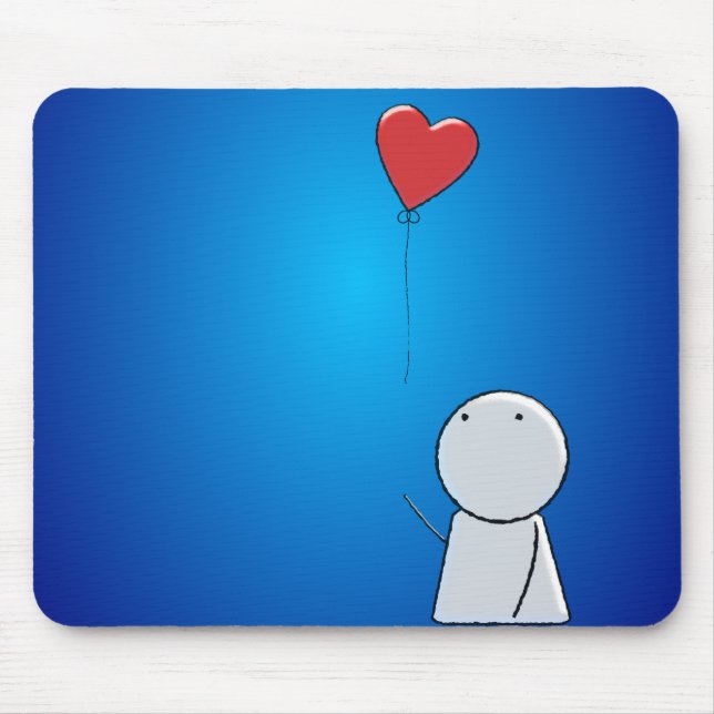 Boy & Balloon Mousepad (Vorne)
