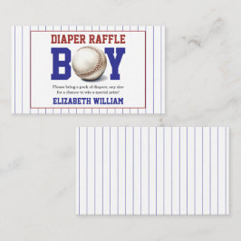 Boy Baseball Baby Shower | Cute Sports Party Begleitkarte