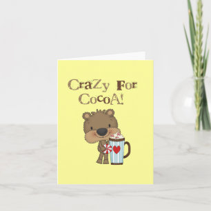 Boy Bear Crazy für Kakaourlaub Feiertagskarte