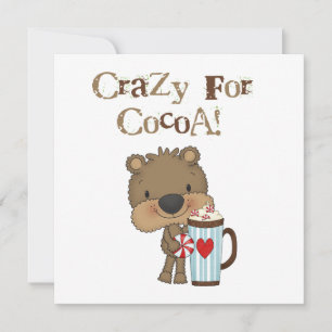 Boy Bear Crazy für Kakaourlaub Feiertagskarte