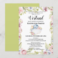 Boy Bear Elegant Blumengrün Virtuelle Dusche