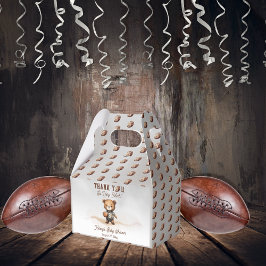 Boy Bearly Wait American Football Baby Dusche Geschenkschachtel