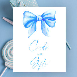 BOY BLAUE BOW CARDS AND GIFTS POSTER