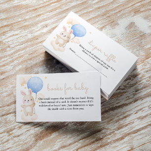 Boy Blue Balloon Niedlich Bunny Books for Baby Begleitkarte