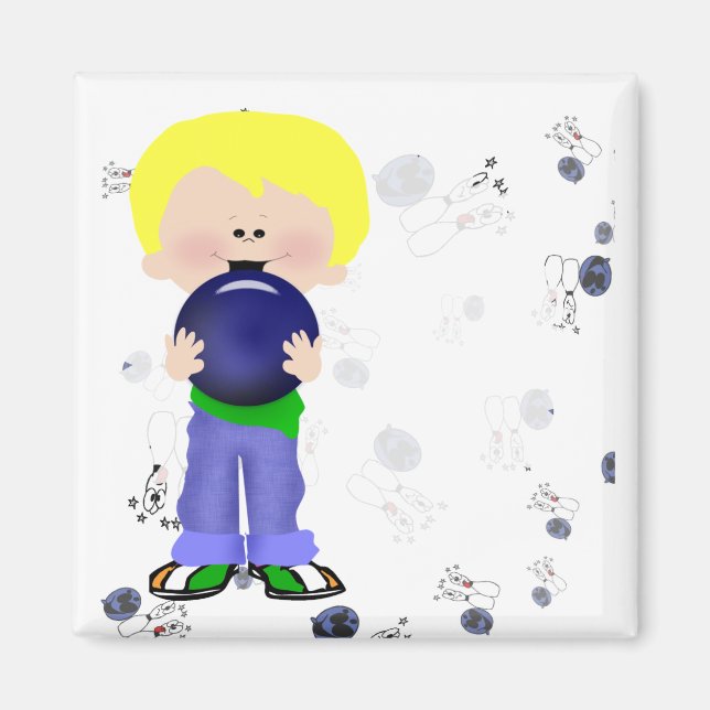 Boy Bowler Magnet (Vorne)