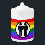 Boy Boy Rainbow<br><div class="desc">Die sechsfarbige Version der Gay Pride Flag ist seit 1979 beliebt. Die Anzahl der Streifen wurde auf eine gerade Zahl reduziert, um zu verhindern, dass die mittlere Farbe versteckt wird, wenn sie vertikal auf Lampenposten aufgehängt wird. Indigo Streifen wurde in königsblaue Streifen geändert.</div>