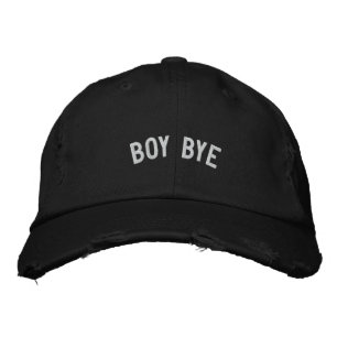 BOY BYE VATER HAT BESTICKTE KAPPE