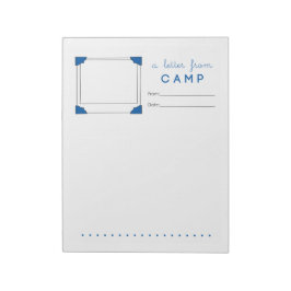 Boy Camp Stationery Camp Letter Notizblock