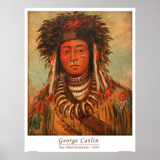 Boy Chief-Ojibbeway Poster