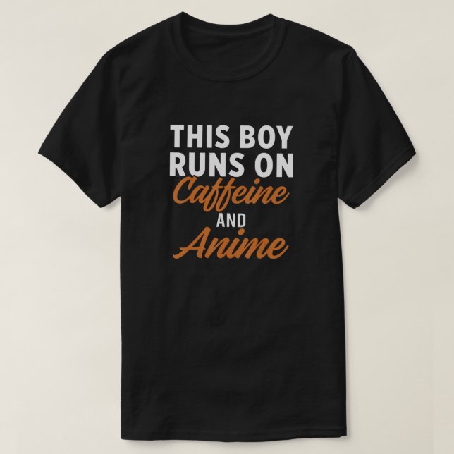 Boy Coffeine Anime japanische Kultur Manga Japan O T-Shirt (Design vorne)