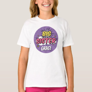 Boy Comic Book Superhero Kinderdusche Big Sister T-Shirt
