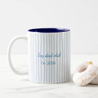 Boy Dad Club Tasse Est 2026 – Benutzerdefinierter