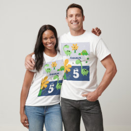 Boy Dinosaur Jurassic Birthday Party T-Shirt