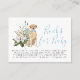 Boy Dog Baby Showcard Reservierungskarte Begleitkarte