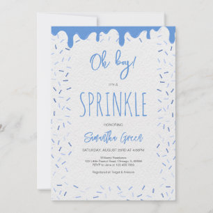 Boy Donuts Sprinkle Baby Dusche Einladung