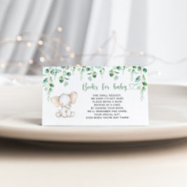 Boy Elefantenbücher für die Baby-Ticket-Eintrittsk Begleitkarte