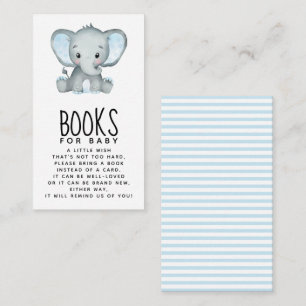 Boy Elephant Books for Baby Begleitkarte