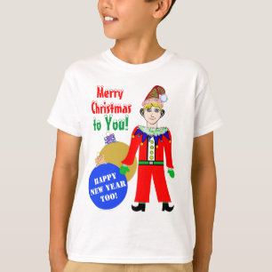 Boy Elf Weihnachtsschmuck T-Shirt