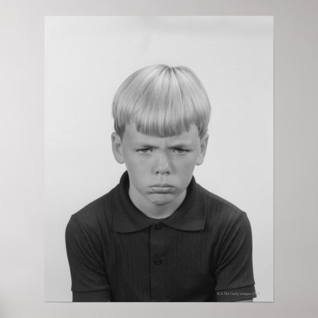 Boy Facial Expressions Poster (Vorne)