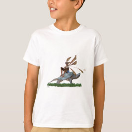 Boy Fairy reitet auf Turtle Children's T - Shirt