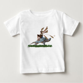 Boy Fairy Riding auf Turtle Baby Boy T - Shirt