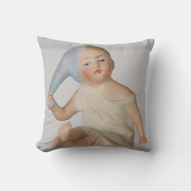 Boy Figurine Pillow Kissen (Vorderseite)