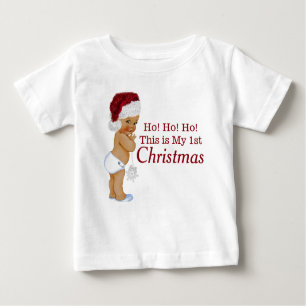 Boy First Christmas Baby T-shirt