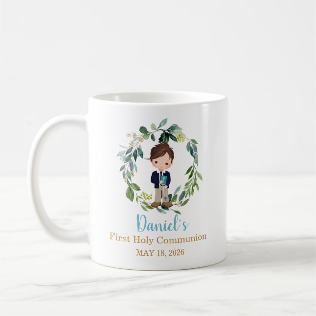 Boy First Holy Communion Favors Mug Keepsake Kaffeetasse (Links)